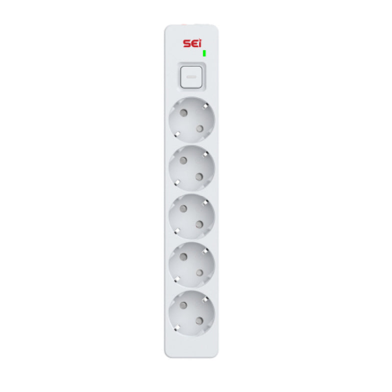 Socket 5-Way Schuko16A 250v