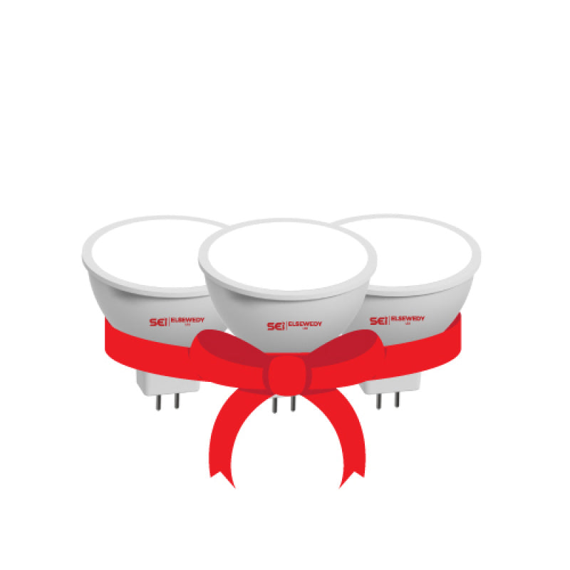 A Bundle of 3 LED Spot Lamp (MR16) 4.5 Watt Warm Color