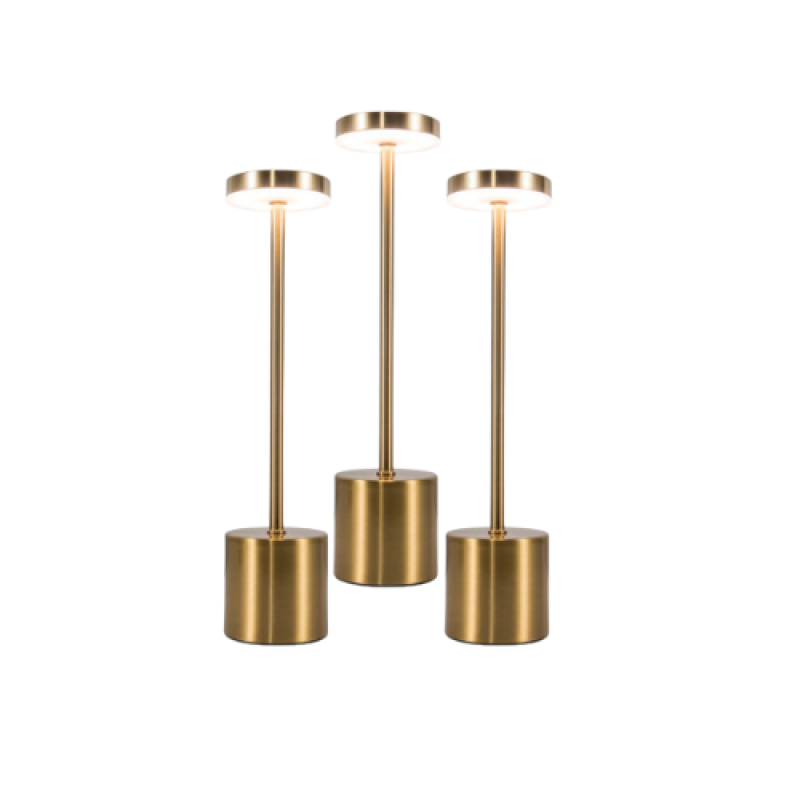 A bundle of 3 Gold table lamp 8005