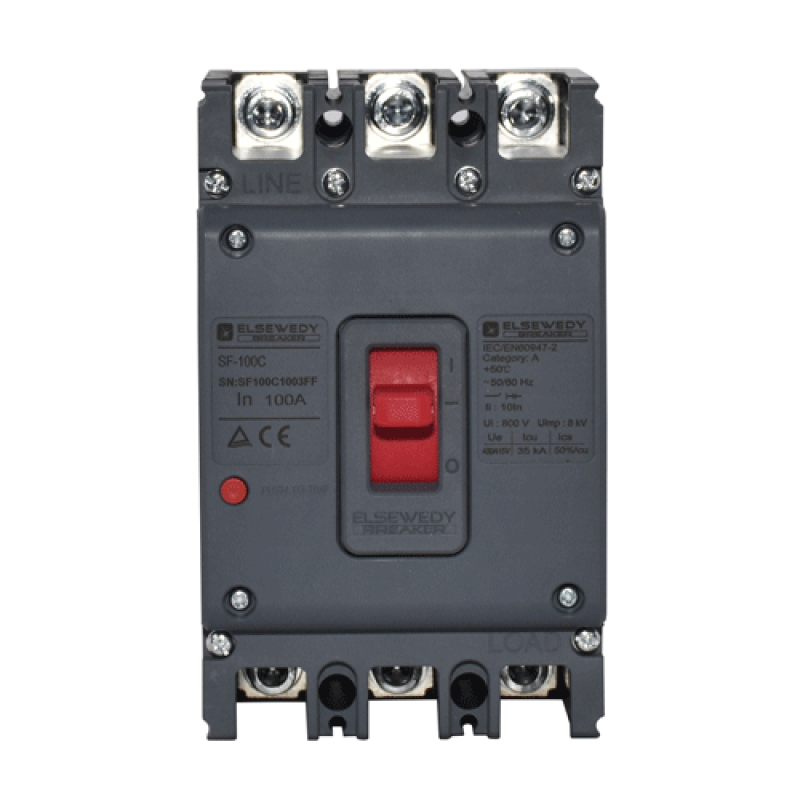 Elsewedy Moulded Case Circuit Breakers 3 Pole 63A