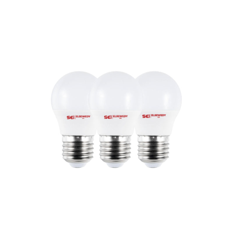 A Bundle of 3 Classic 5 Watt LED Bulbs Warm Color
